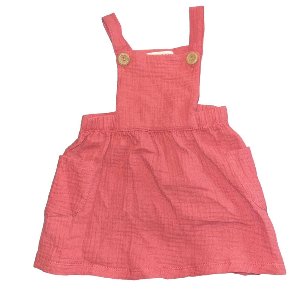Rabbit & Bear By Emily Oliver Infant Romper Skirt 100% Organic Cotton 12 Months